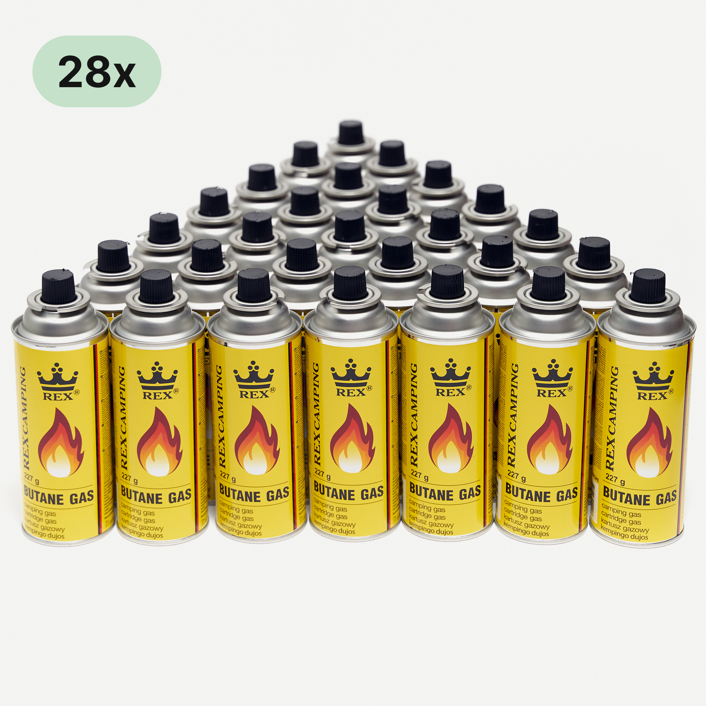 28 Die MSF-1A Butan Gaskartusche x28