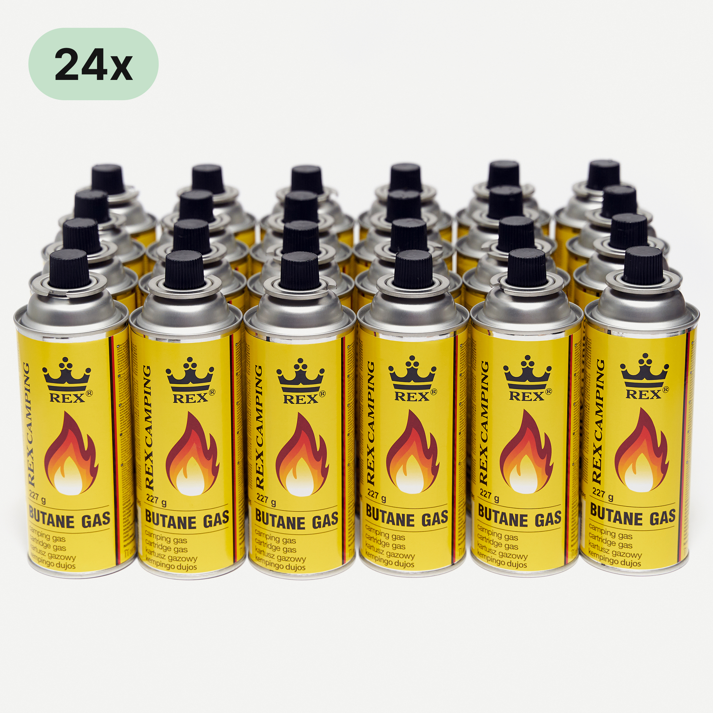 24 Die MSF-1A Butan Gaskartusche x24